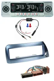 Dietz DAB USB MP3 Bluetooth Autoradio für Ford Ka bis 2008 blau-metallic
