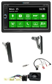 Blaupunkt Bluetooth 2DIN Lenkrad DAB USB TMC Navigation für Toyota RAV 4 2001-20
