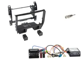 Radioeinbauset CAN-Bus Doppel DIN Autoradio für Citroen C3 2010-2016 schwarz