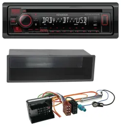 Kenwood MP3 CD USB Bluetooth DAB Autoradio für Citroen Berlingo, C2, C3, Jumpy