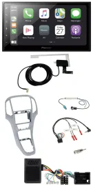 Pioneer USB Lenkrad 2DIN Bluetooth DAB Autoradio für Opel Astra J ab 09 Platinsi