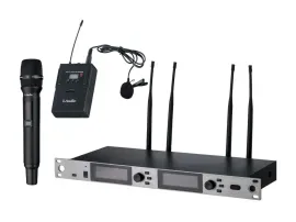 Микрофонная радиосистема LAudio LS-302-MP с ручным и петличным микрофонами