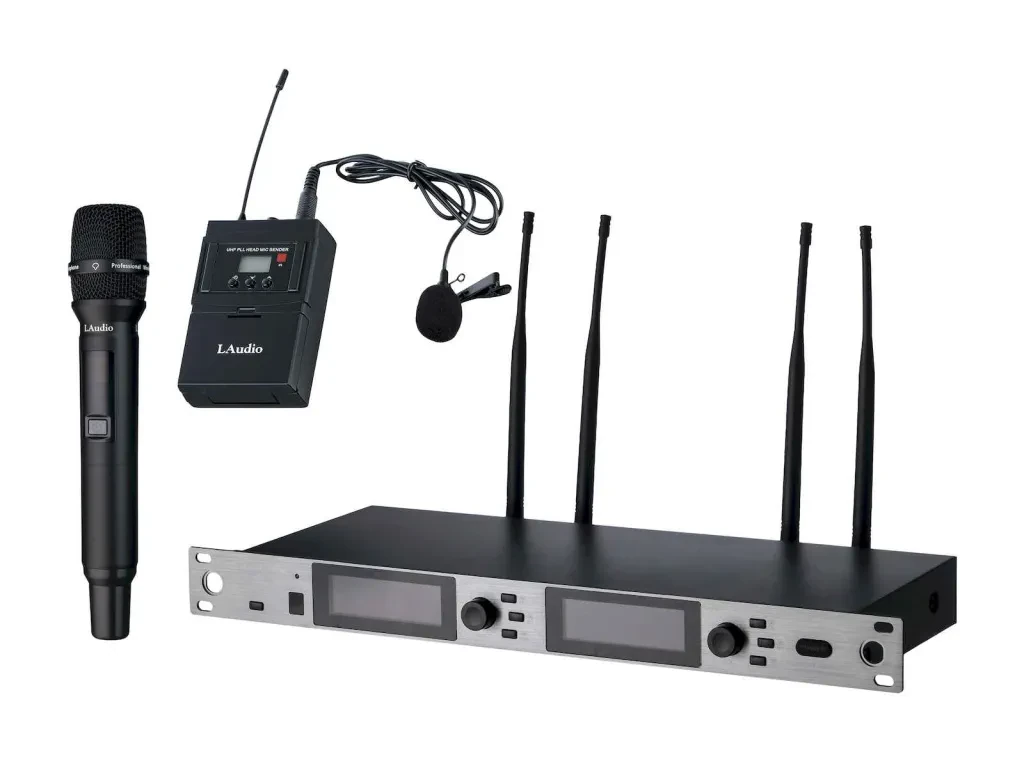 Микрофонная радиосистема LAudio LS-302-MP с ручным и петличным микрофонами