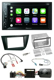 Pioneer Lenkrad USB DVD Bluetooth DAB 2DIN Autoradio für Seat Leon 2005-2009 sch