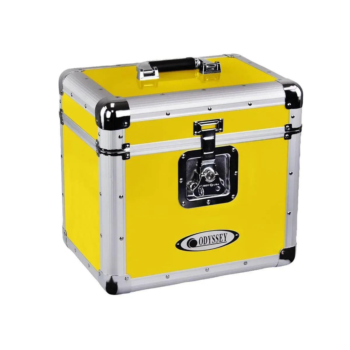 Кейс для виниловых пластинок Odyssey KLP1 Vintage Series Hot Rod Yellow