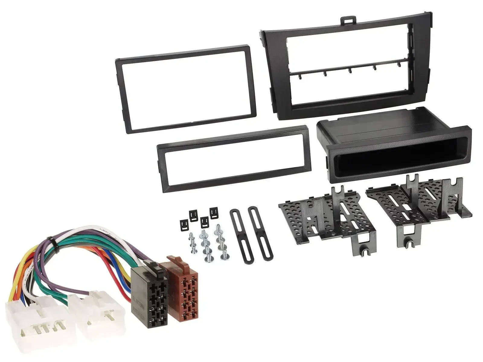 Einbauset DIN Autoradio für Toyota Corolla ab 2009 schwarz