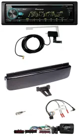 Pioneer MP3 Lenkrad CD USB DAB Autoradio für Ford Mondeo Focus piano-schwarz