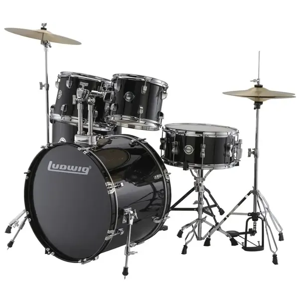 Барабанная установка Ludwig LC19511 Accent Drive, черная (2 коробки)