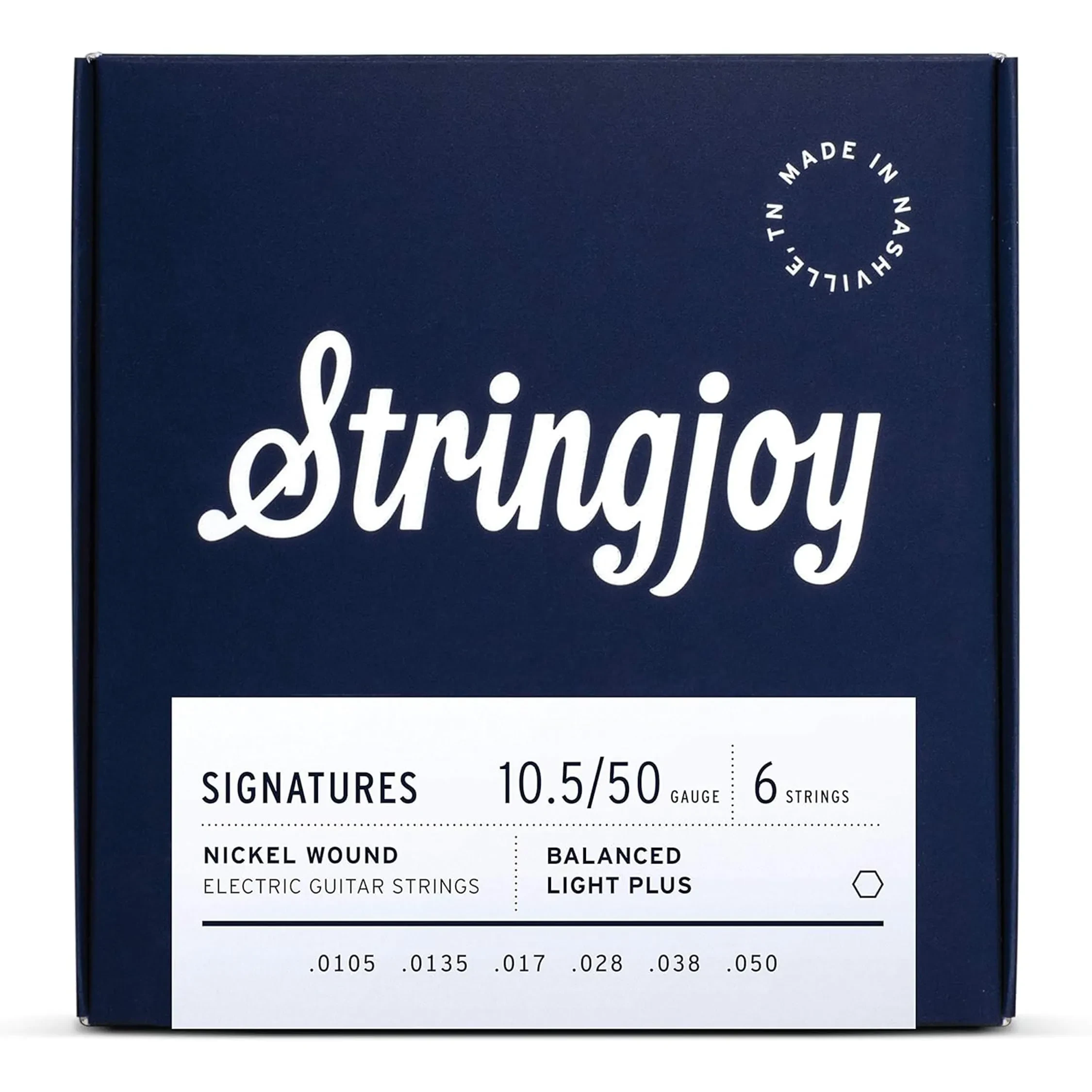 Струны для электрогитары Stringjoy BAL105 Signatures Nickel Wound Balanced Light Plus 10.5-50