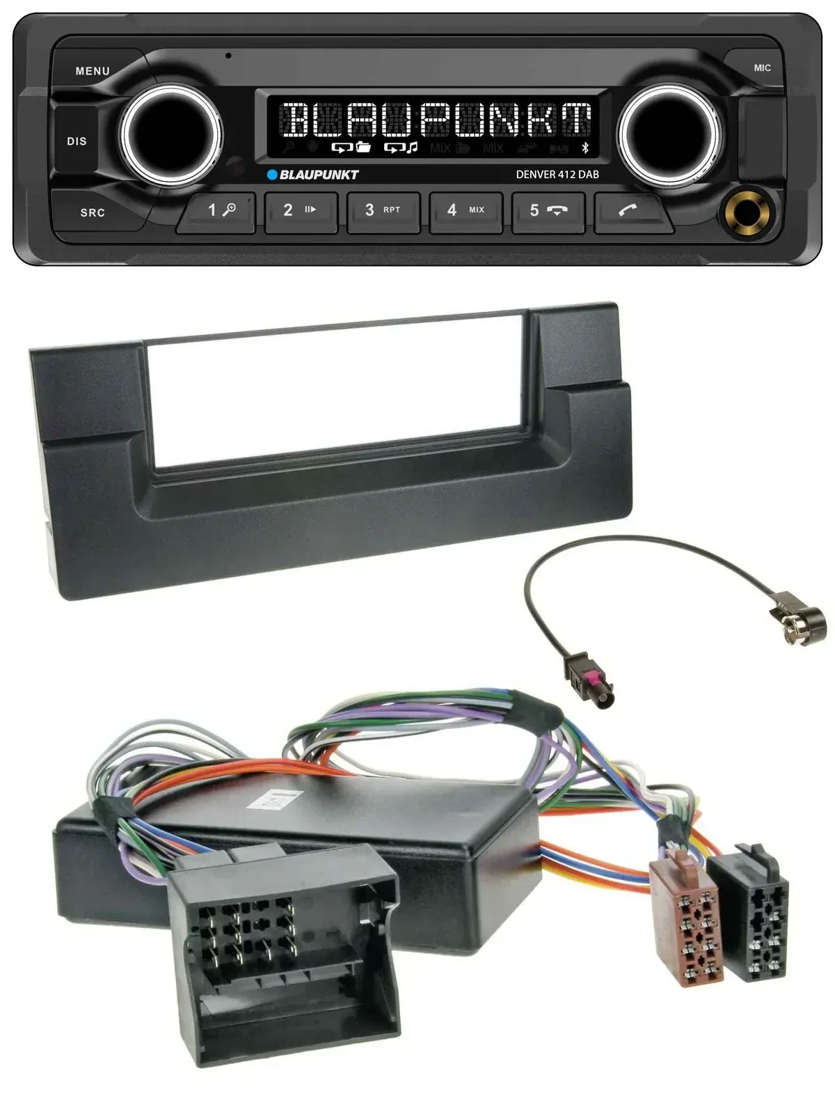 Blaupunkt Bluetooth DAB MP3 USB Autoradio für BMW X5 E53 5er E39 Aktivsystem Qua