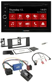Blaupunkt Lenkrad DVD Bluetooth DAB 2DIN USB Autoradio für BMW 5er E39 96-04 Akt