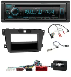 Kenwood Bluetooth DAB CD Lenkrad USB Autoradio für Mazda CX-7 2009-2013