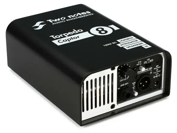 Аттенюатор мощности Two Notes Torpedo Captor Reactive Loadbox DI and Attenuator - 8-ohm