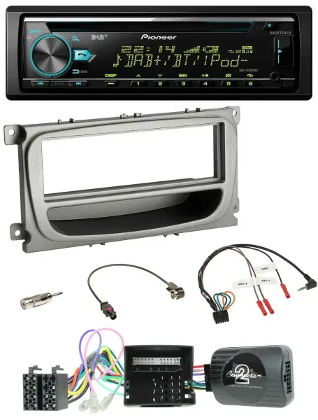 Pioneer DAB Lenkrad CD USB Bluetooth Autoradio für Ford S-Max Mondeo Can 07-14 A