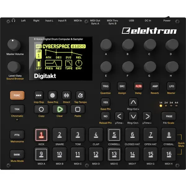 Драм-машина Elektron Digitakt