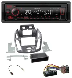 Kenwood MP3 CD USB Bluetooth DAB Autoradio für Ford Transit Connect 12-18 Displa