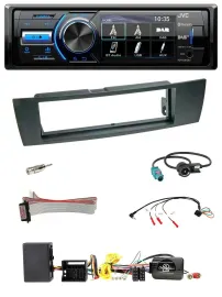 JVC Bluetooth Lenkrad USB DAB Autoradio für BMW 1er E87 2004-2013 Aktiv