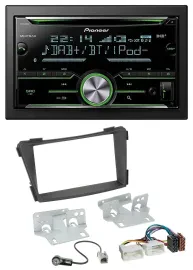 Pioneer Bluetooth MP3 DAB 2DIN USB CD Autoradio für Hyundai i40 VF ab 2011 schwa
