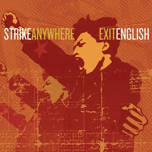 Виниловая пластинка Strike Anywhere - Exit English [New Vinyl LP] Explicit, Black, Clear Vinyl