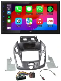 JVC Bluetooth 2DIN MP3 DAB USB Autoradio für Ford Transit ohne Display 2012-2018