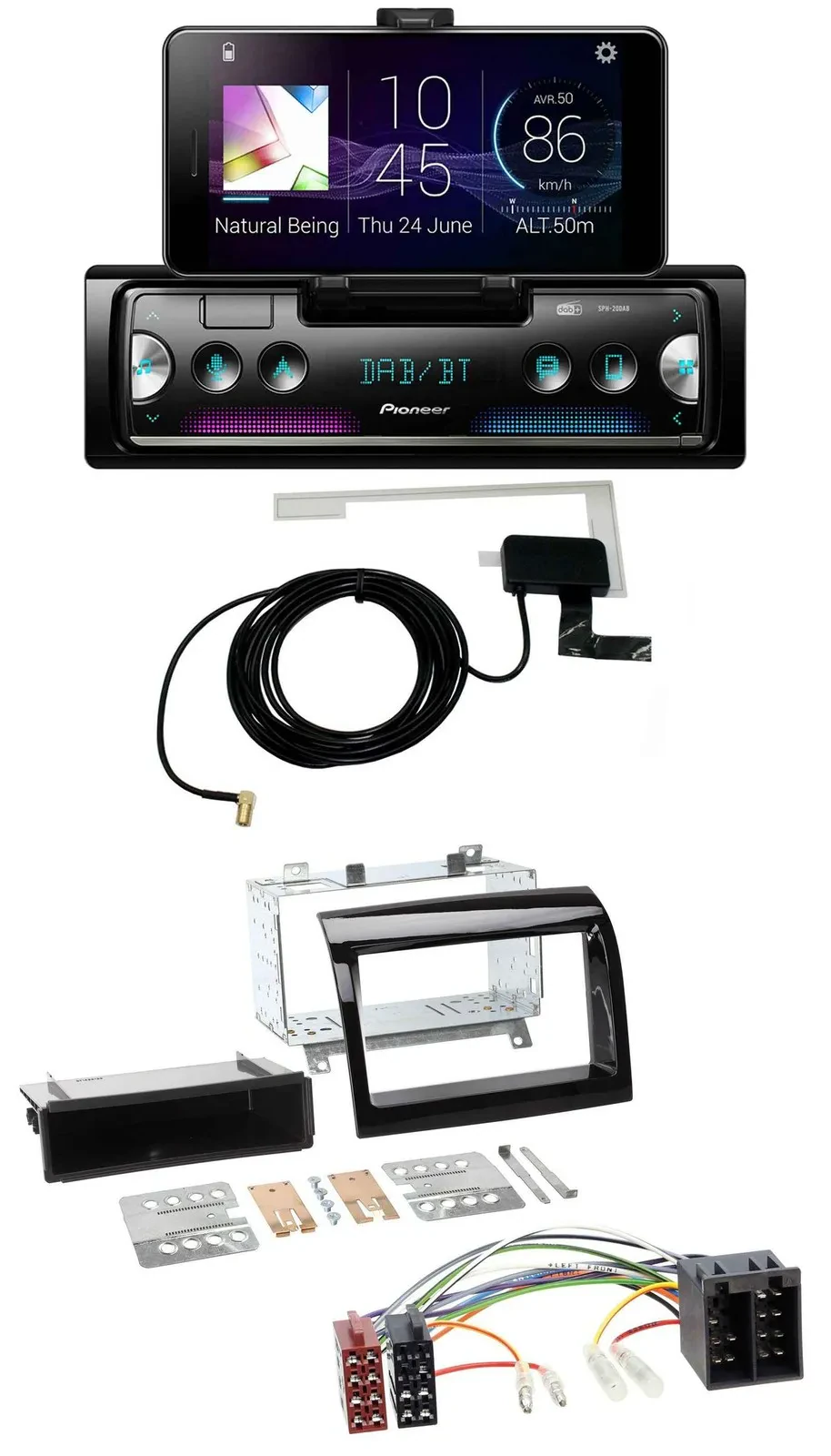 Автомагнитола для Peugeot Boxer и Citroen Jumper Pioneer DAB Bluetooth MP3 USB