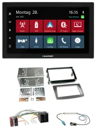 Blaupunkt MP3 Bluetooth DAB 2DIN USB Autoradio für Alfa Romeo Mito ISO 955 08-14