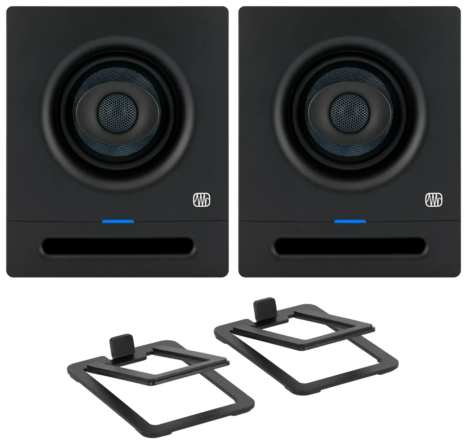 Активный студийный монитор PreSonus Eris Pro 4 Black с подставками (пара)