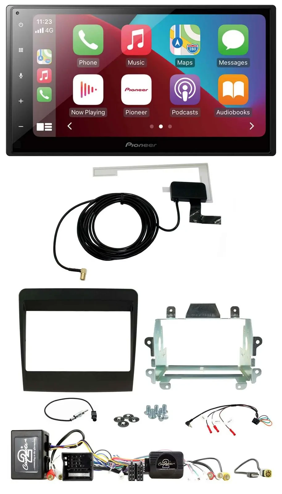 Автомагнитола Pioneer 2DIN USB Bluetooth DAB для Porsche 911 (2011–2017), поддержка управления на руле, совместимость с MOST
