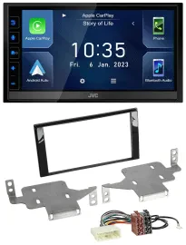 JVC DAB Bluetooth MP3 USB 2DIN Autoradio für Nissan Juke (ab 2014)