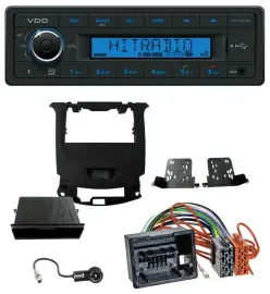 Автомагнитола для Chevrolet Cruze (с 2016) VDO Bluetooth, USB, AUX, MP3, чёрный (глянец)