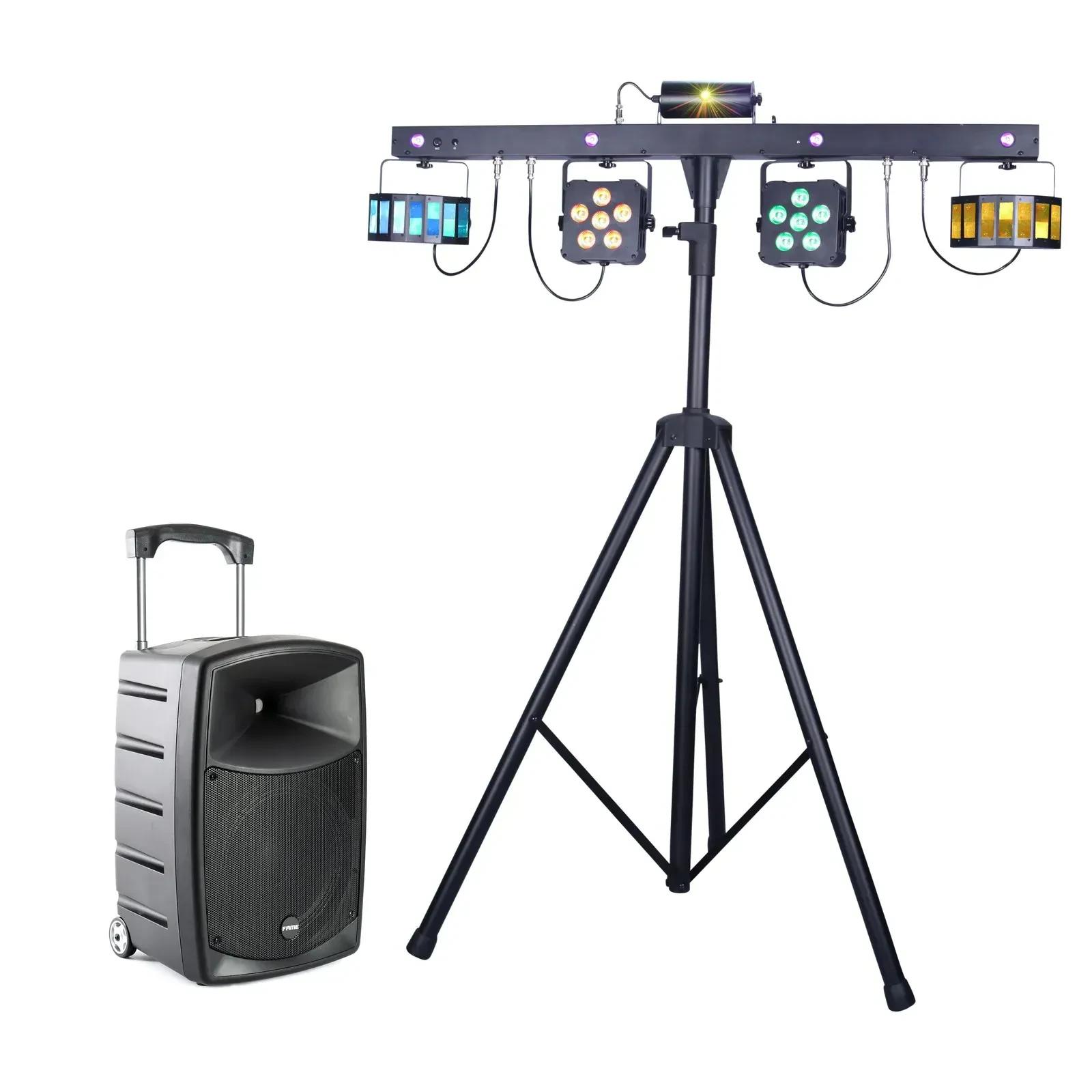 Портативная акустическая система Fame Audio Voyager Party 12 12" 250W RMS, Bluetooth, микшер, EQ (набор)