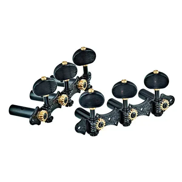 Колки гитарные Ortega OTMDLX-BKBK Deluxe Classic Black (6 штук)