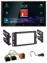 JVC USB Bluetooth 2DIN DAB MP3 Autoradio für Chevrolet Equinox Impala Monte Carl