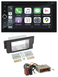 Blaupunkt 2DIN Bluetooth DAB USB DVD MP3 Autoradio für LandRover Freelander 06