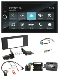 Blaupunkt 2DIN Lenkrad TMC Bluetooth USB DAB Navigation für Land Rover Range Rov