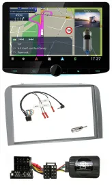 Kenwood Bluetooth DAB TMC 2DIN Lenkrad USB Navigation für Alfa Romeo 147 GT 04-1