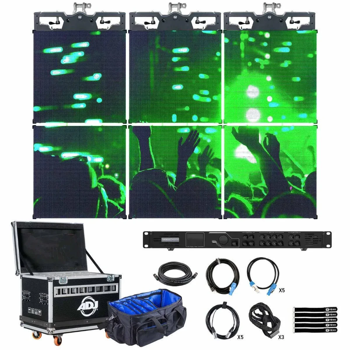 ADJ VS5 LED Video Wall 3x2 Flying Mount System with Controller idjnow