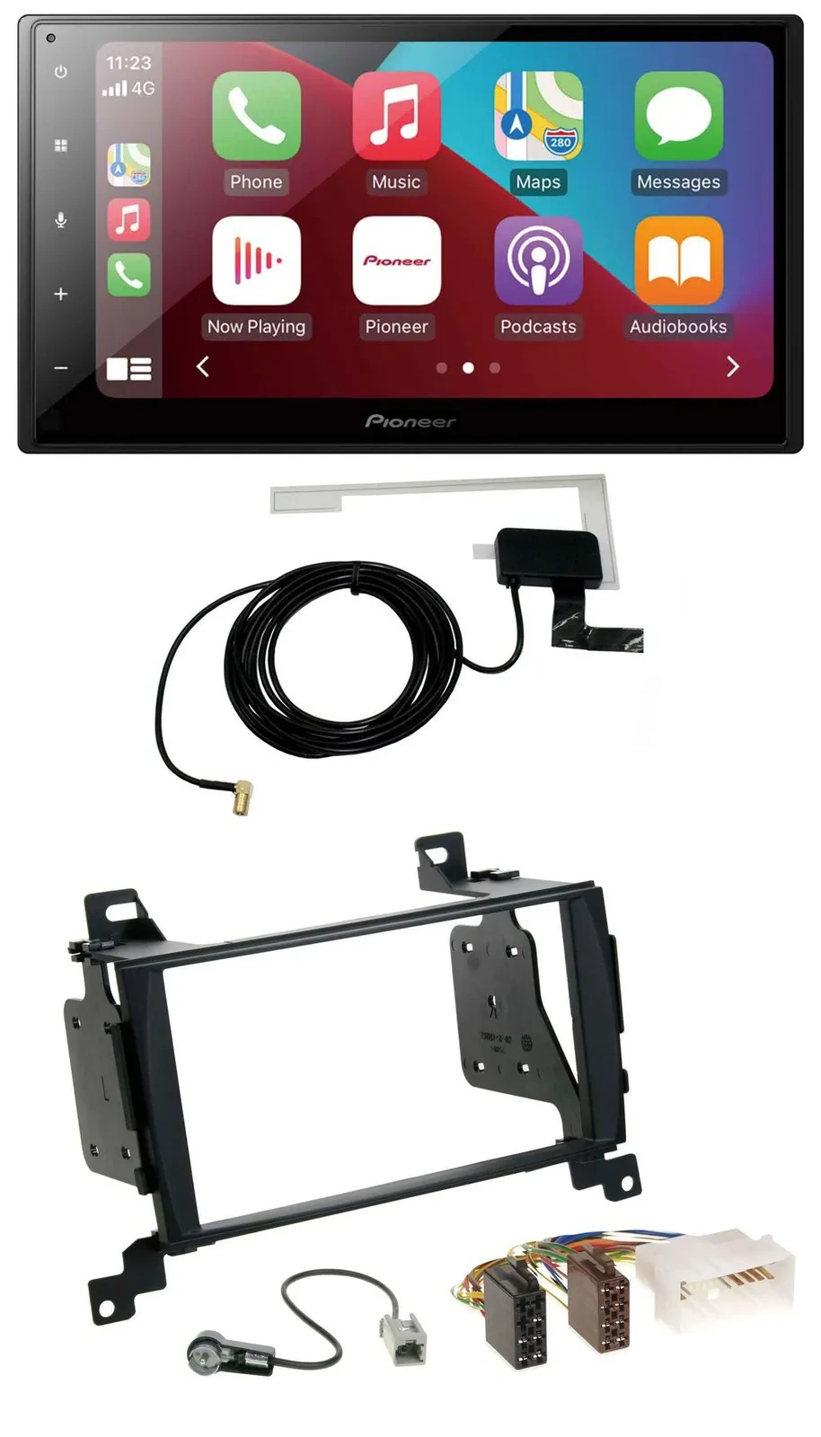 Pioneer USB Bluetooth DAB MP3 2DIN Autoradio für Hyundai Santa Fe 2007-2012