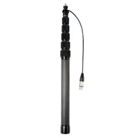 K-Tek Avalon KEG88CC 88" 6-Section Graphite Traveler Boom Pole, Coiled XLR Cable