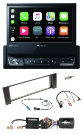 Pioneer DVD Bluetooth DAB USB Lenkrad Autoradio für Audi A4 00-04 B6 Quadlock Fa