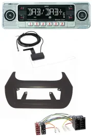 Dietz Bluetooth USB MP3 DAB Autoradio für Citroen Nemo Fiat Fiorino Qubo Peugeot