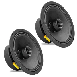 Pair (2) NVX VPRO8 275W RMS 8" V-Series Pro 2-Way Coaxial with Bullet Tweeter