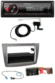 Автомагнитола для Alfa Romeo Mito (с 2014) Pioneer CD/MP3, DAB, USB, AUX, серебристая