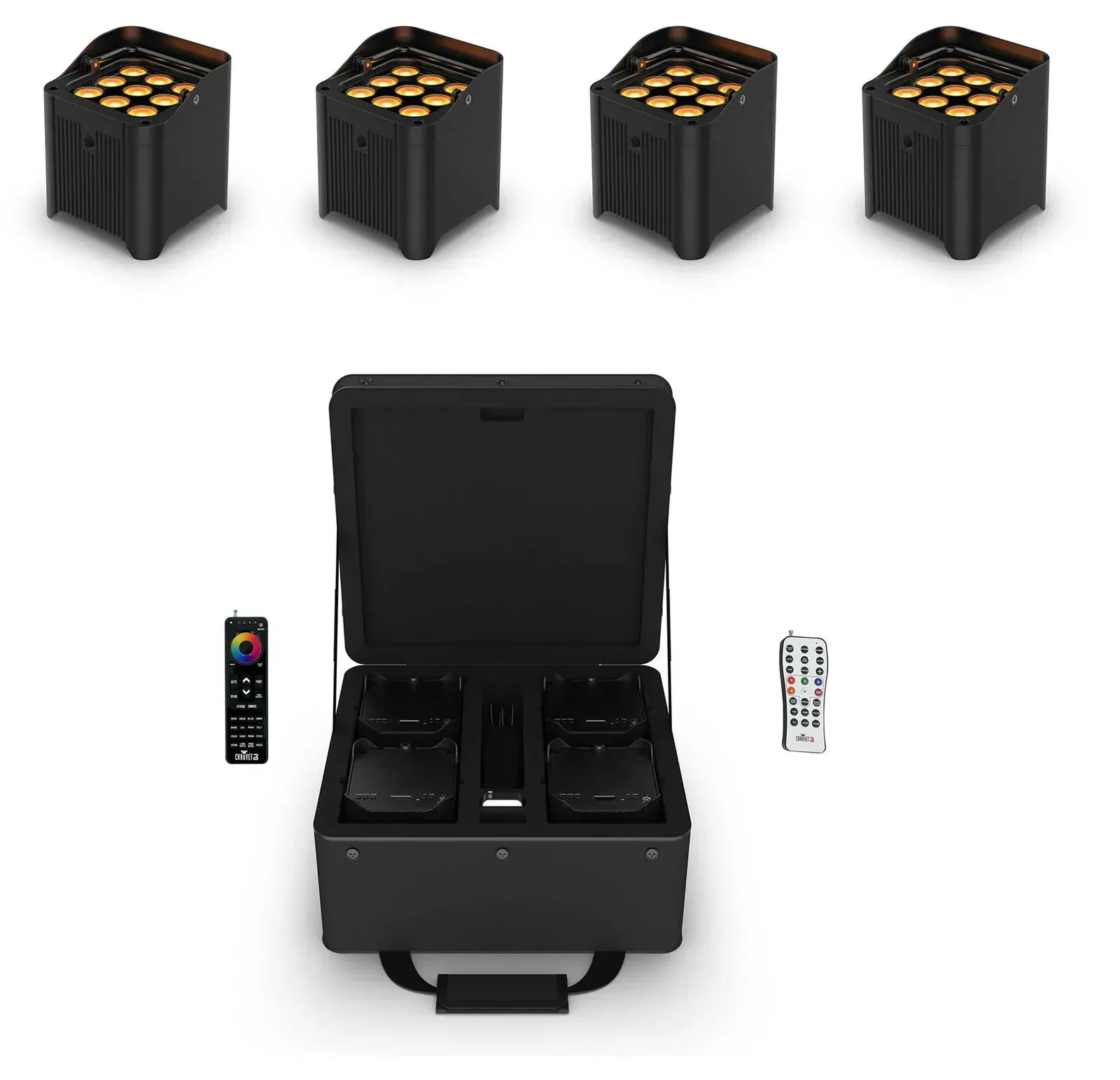 Светодиодный прибор Chauvet DJ Freedom Par Q9 RGBA LED с кейсом (4 штуки)