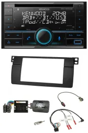 Автомагнитола для BMW 3 Series (E46) 2001–2006 Kenwood CD, 2DIN, DAB, USB, Bluetooth, поддержка кнопок на руле
