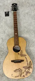 Luna GYP DREAM Gypsy Dream Acoustic Electric Parlor Size Spruce Top Guitar