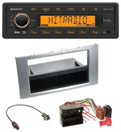 Continental 1DIN DAB MP3 AUX USB Autoradio für Ford Galaxy Focus C-Max S-Max 03-