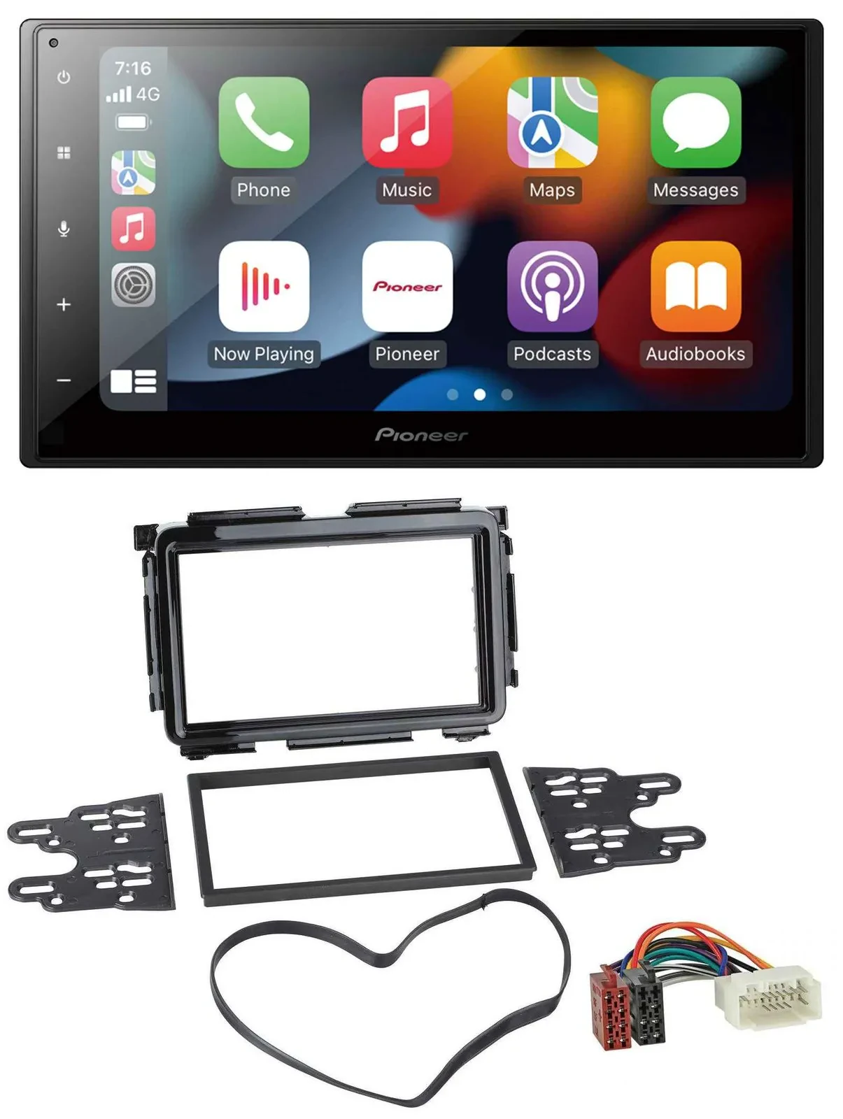 Pioneer DAB Bluetooth 2DIN USB MP3 Autoradio für Honda HR-V (RU, ab 2015)