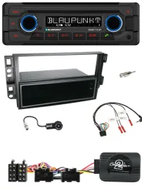 Blaupunkt Lenkrad MP3 CD Bluetooth USB Autoradio für Chevrolet Aveo Captiva 2006