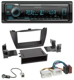 Kenwood Bluetooth MP3 DAB USB Autoradio für Hyundai ix35 (LM, 2010-2013)